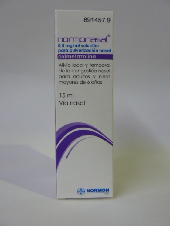 NORMONASAL 0.5 MG/ML NEBULIZADOR NASAL 15 ML