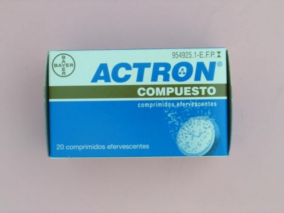 ACTRON COMPUESTO 20 COMPRIMIDOS EFERVESCENTES