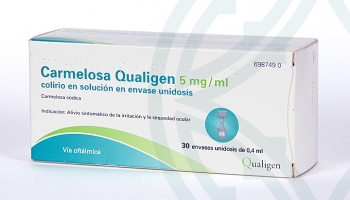 CARMELOSA QUALIGEN 5MG/ML COLIRIO 30 MONODOSIS SOLUCION 0,4 ML