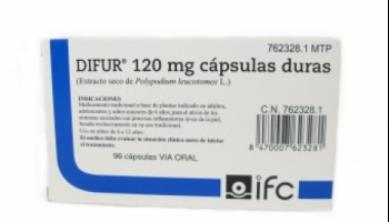 DIFUR 120 MG 96 CAPSULAS