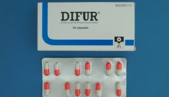DIFUR 120 MG 24 CAPSULAS